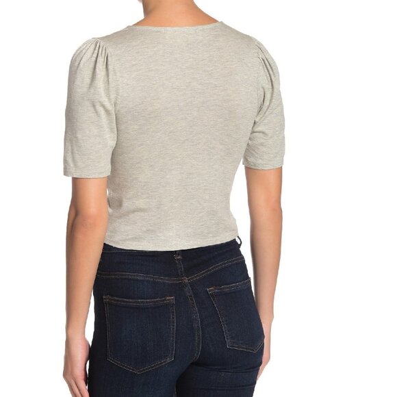 HIATUS V-Neck Puff Sleeve Top - Picture 2 of 8